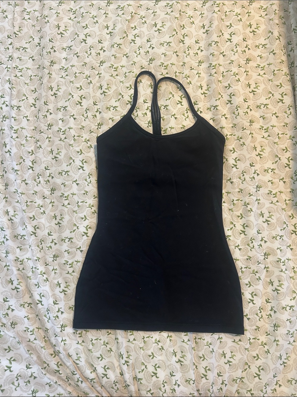 lululemon athletica Black Racerback Tank Top